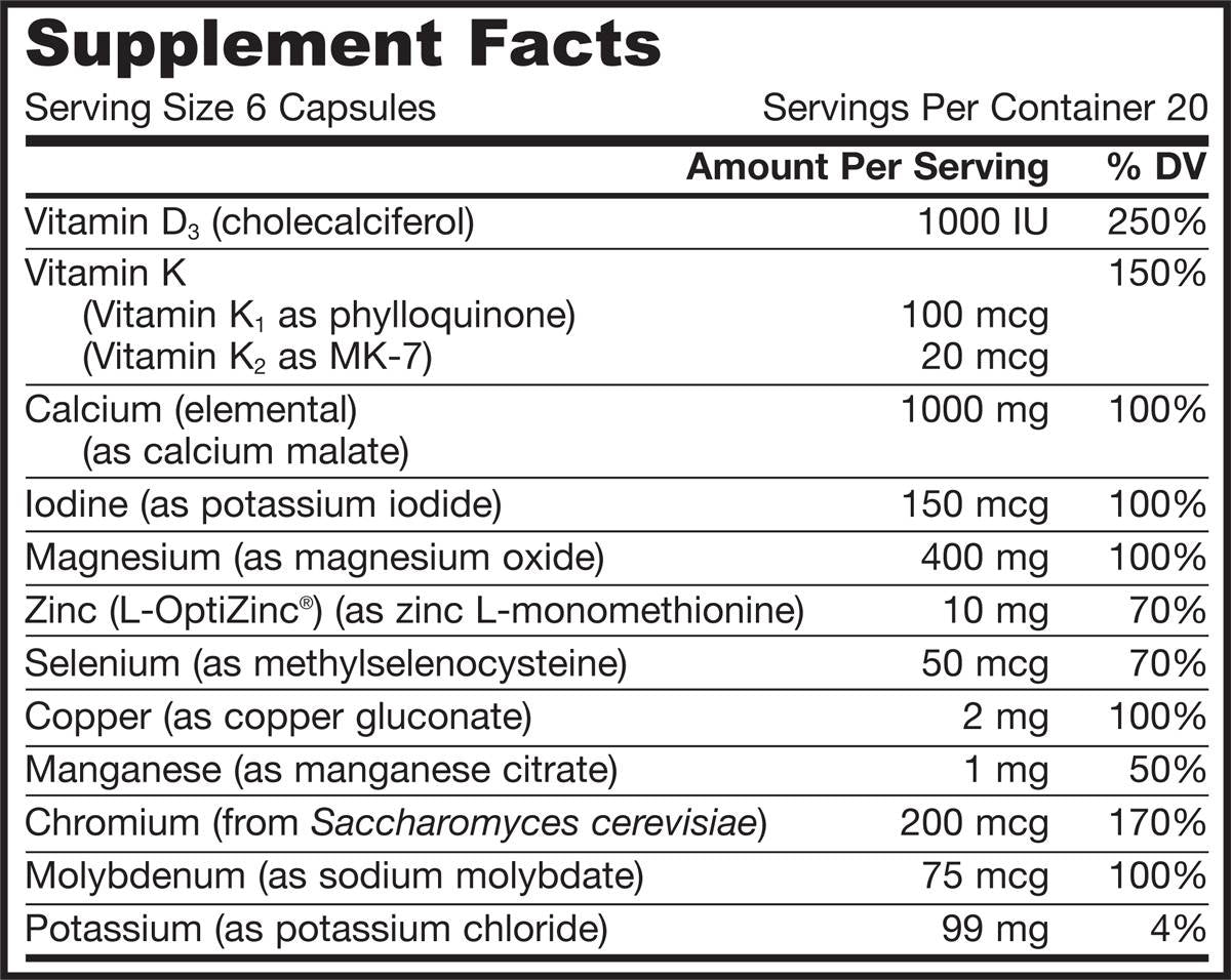 Mineral Balance 120 capsules