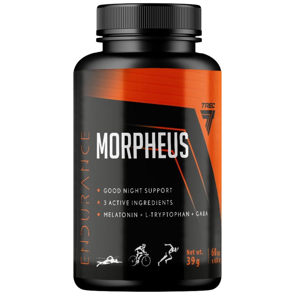 Morpheus uithoudingsvermogen | Goede nachtondersteuning met melatonine, l -tryptophan & gaba - 60 tabletten