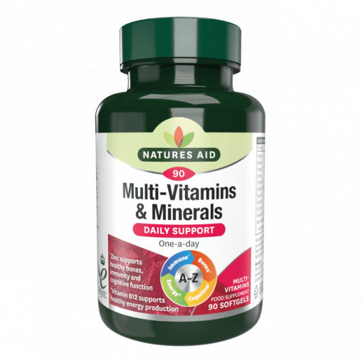 Multi-Vitamins & Minerals (Multi-Vitamins & Minerals) 90 softgels NaturesAid