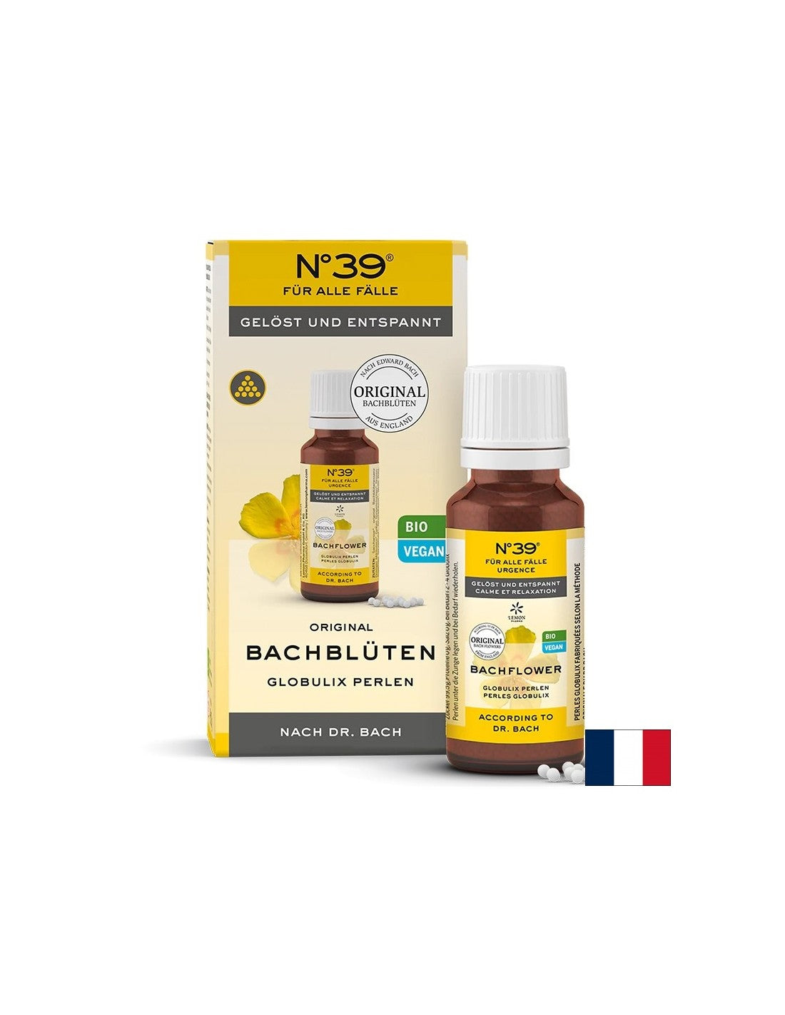Dr. Bach's Globules N°39 - Emergency, 20 g Lemon Pharma