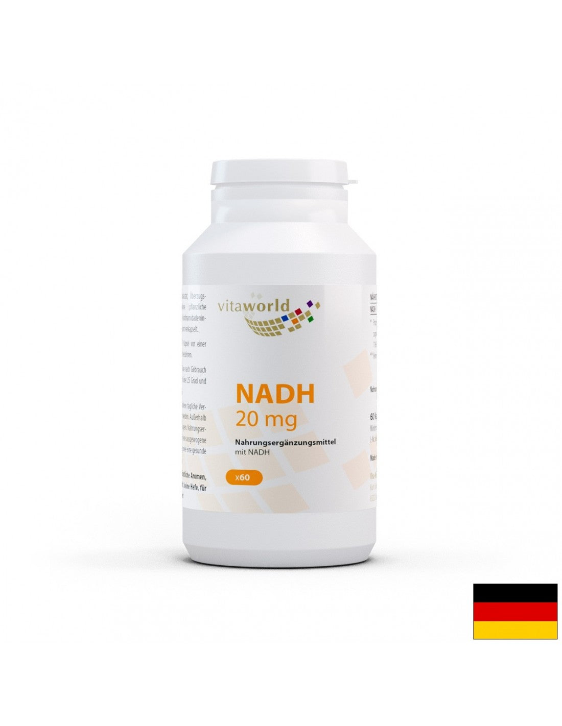 NADH / Nicotinamide adenine dinucleotide 20 mg, 60 capsules