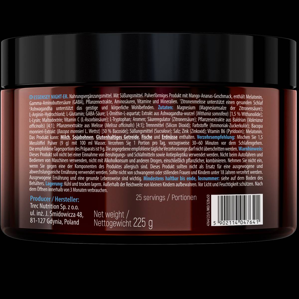 Night-er | Spánek a nálada s 15 ingrediencemi - 225 gramů