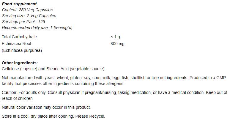 Echinacea 400 mg - 100 tobolek