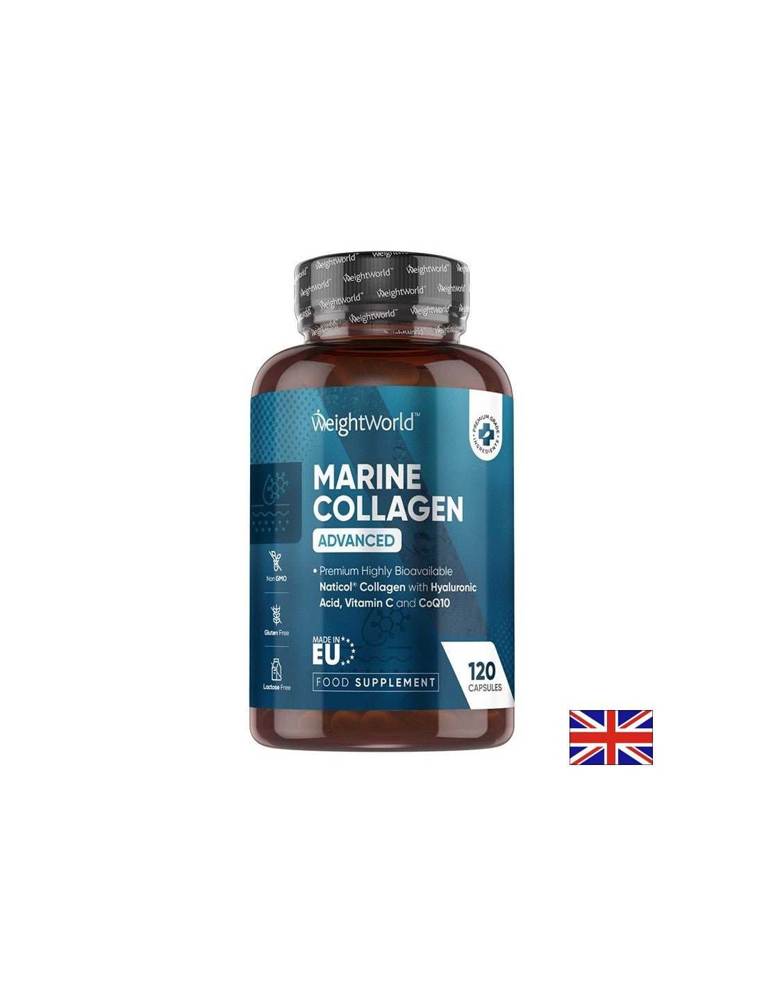Jonk Haut - gesonde Gelenker - hydrolydded Marine Collagen, Vitamin C, Hyuurony Saier, Zink an Coenzyme