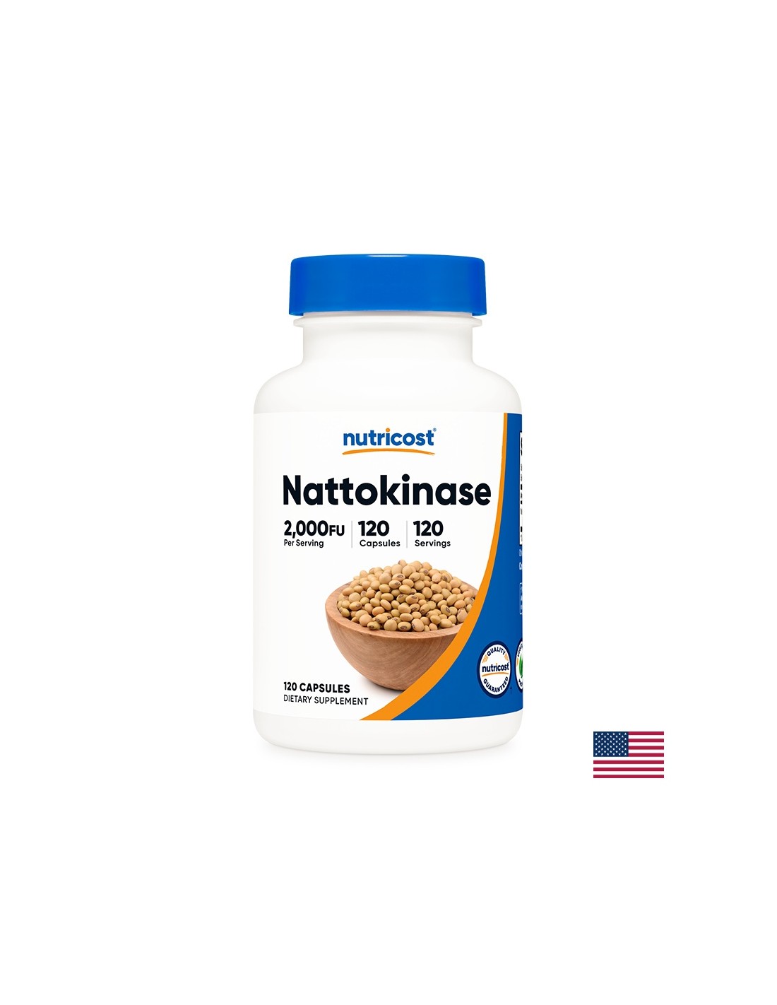 Układ sercowo-naczyniowy - Nattokinase, 120 <tc>Nutricost</tc> kapsułki