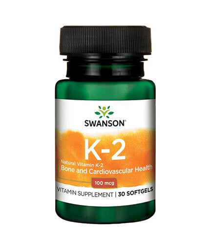 Natuurlijke vitamine K2 100 mcg - 30 gelcapsules