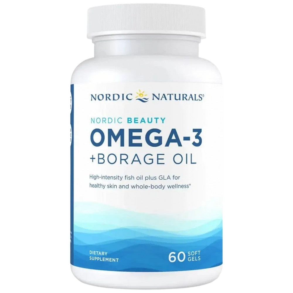Nordic Beauty Omega-3 | With Borage Oil - 60 Gel capsules
