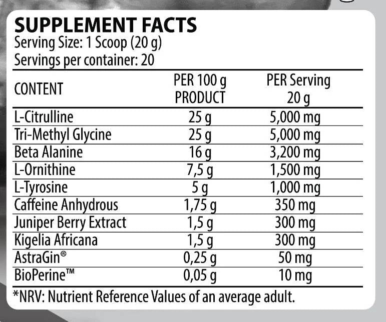 Nox Pump Ultimate | Extreme Pre-Workout 400 grams