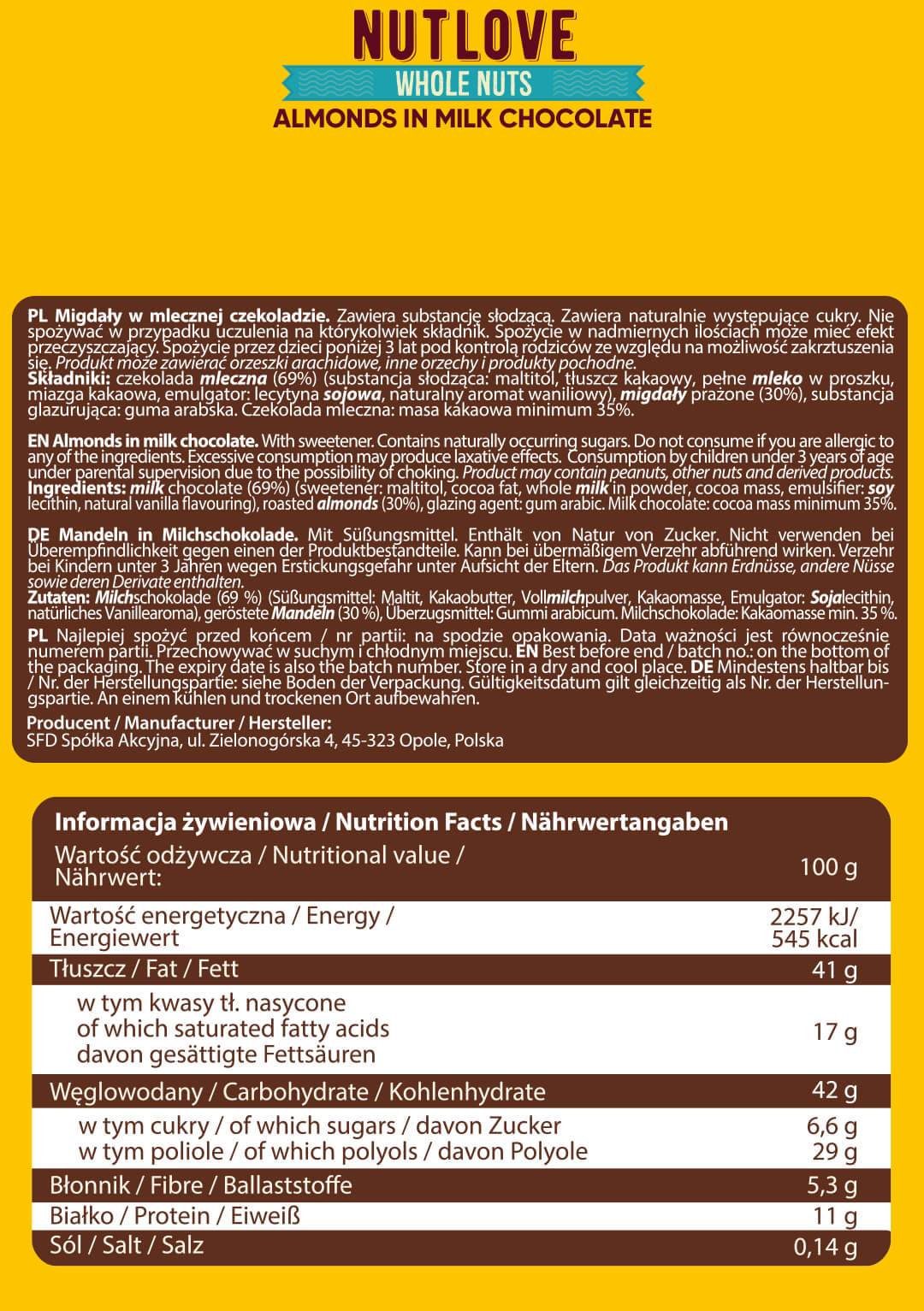 Riešutų sveiki migdolų riešutai | Skirtingi skoniai - 300 gramų