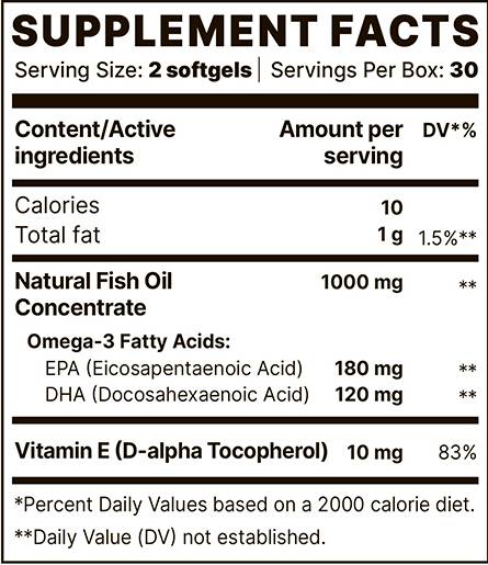 Omega-3 bp optimaal | Met vitamine E - 60 gelcapsules