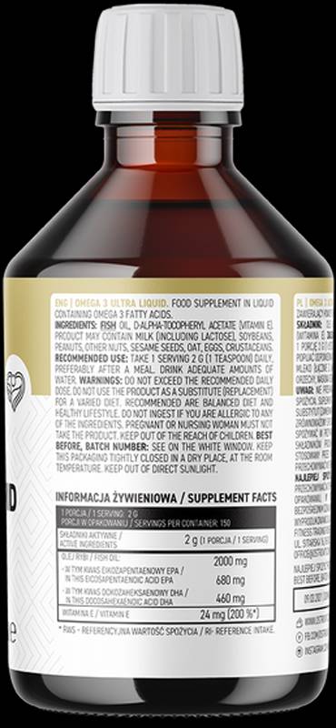 Omega 3 Ultra / Flëssegkeet 300 ml