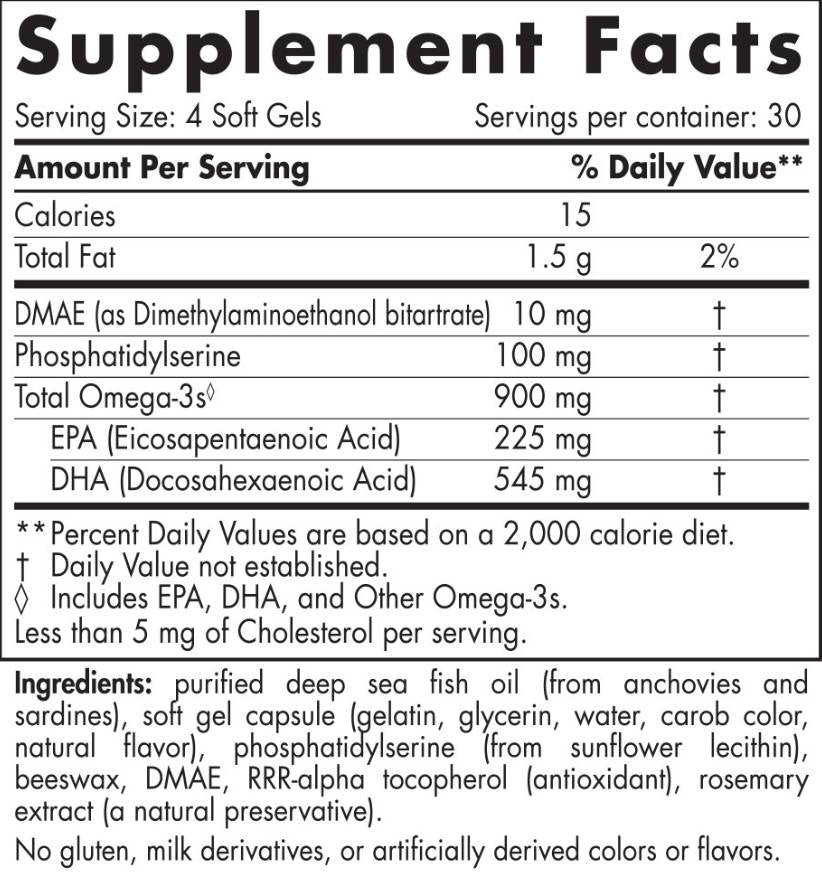 Omega Focus Junior - 120 Gel capsules
