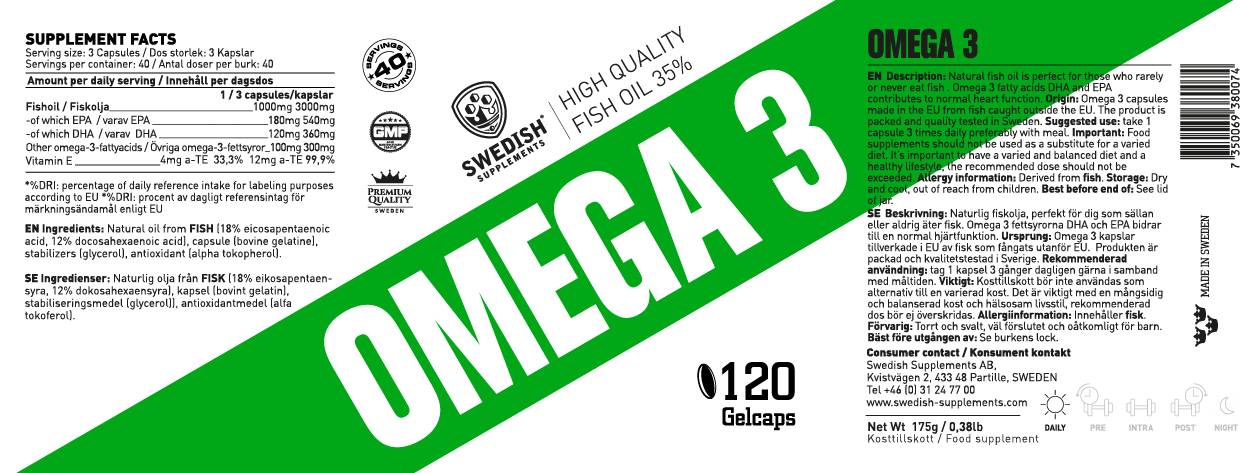 Buďte inteligentní - Omega 3 - 120 gelových tobolek