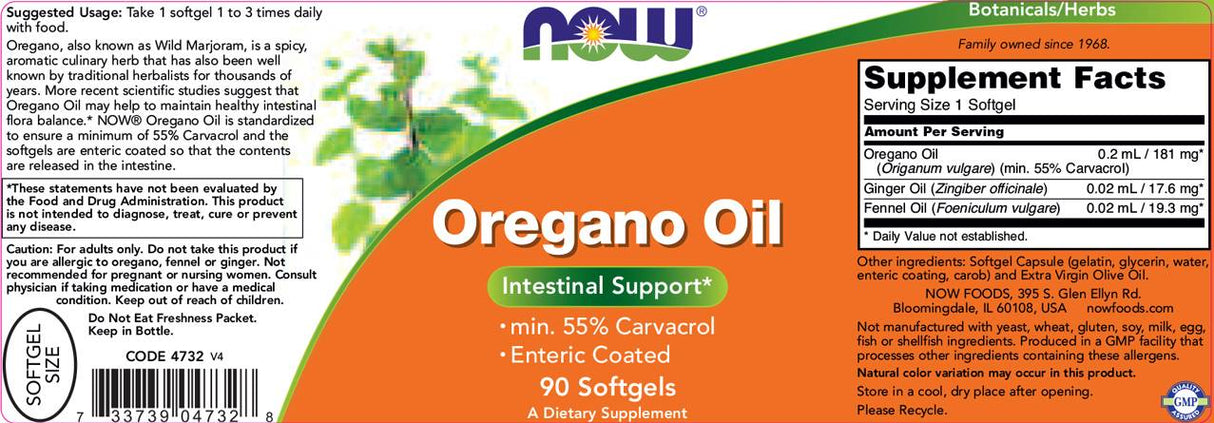 Oregano Oil - 90 Gel capsules