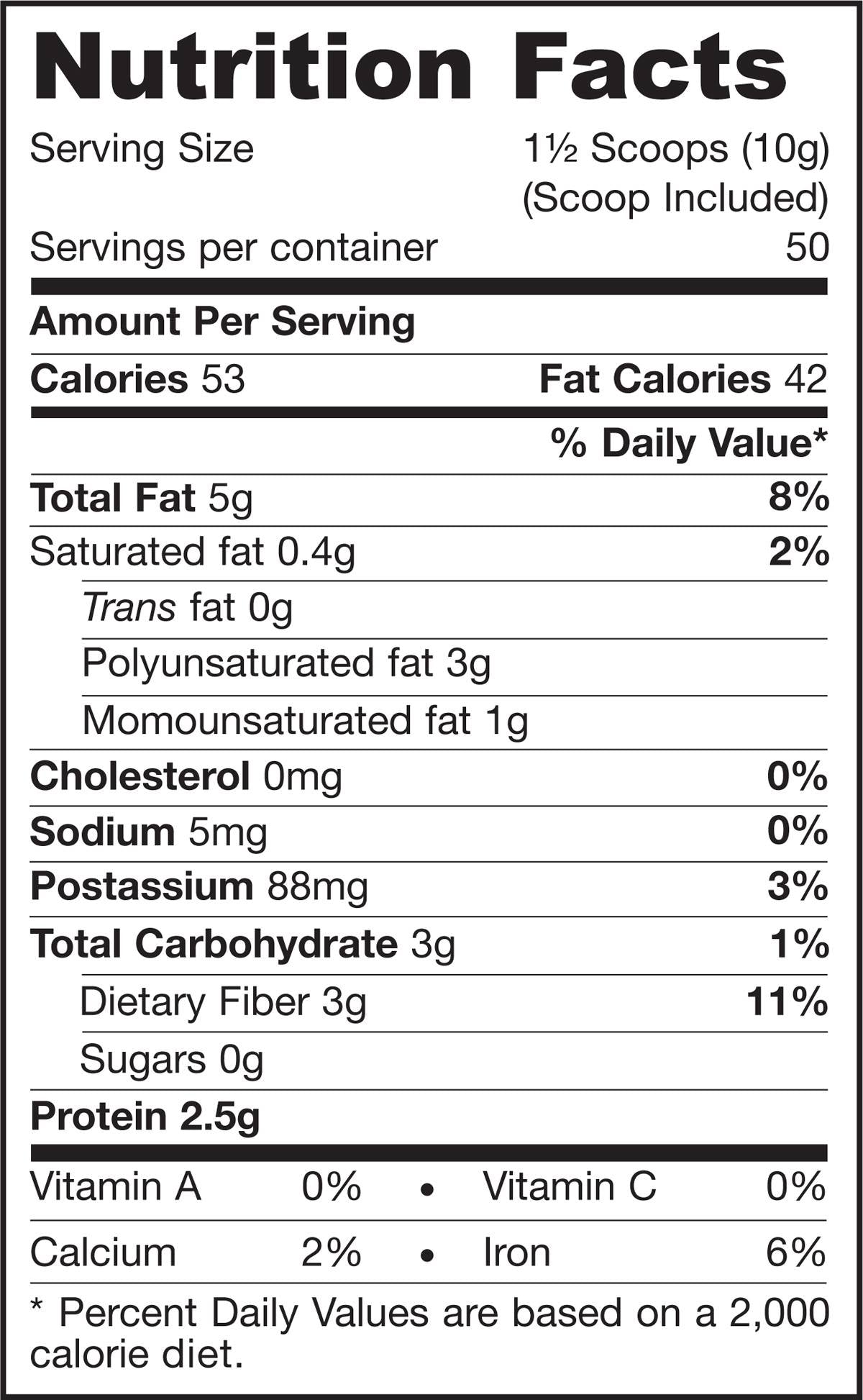 Organic Cold Milled Flax Seeds 500 grams