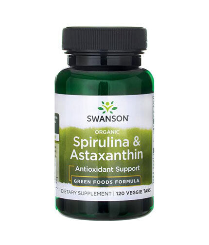 Organic Spirulina & Astaxanthin - 120 Tablets