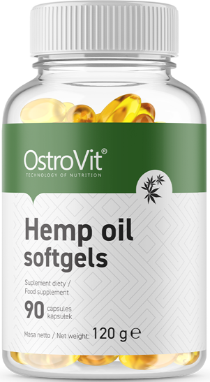 Hemp Seed Oil / Omega 3-6-9 Complex 90 Gel capsules