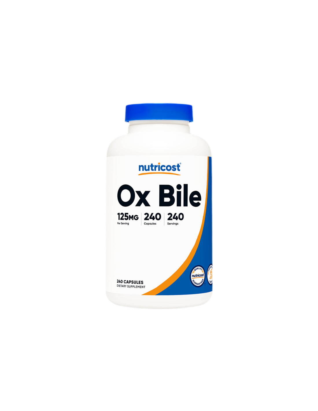 Trawienie - Żółć wołowa (Ox Bile), 240 <tc>Nutricost</tc> kapsułki