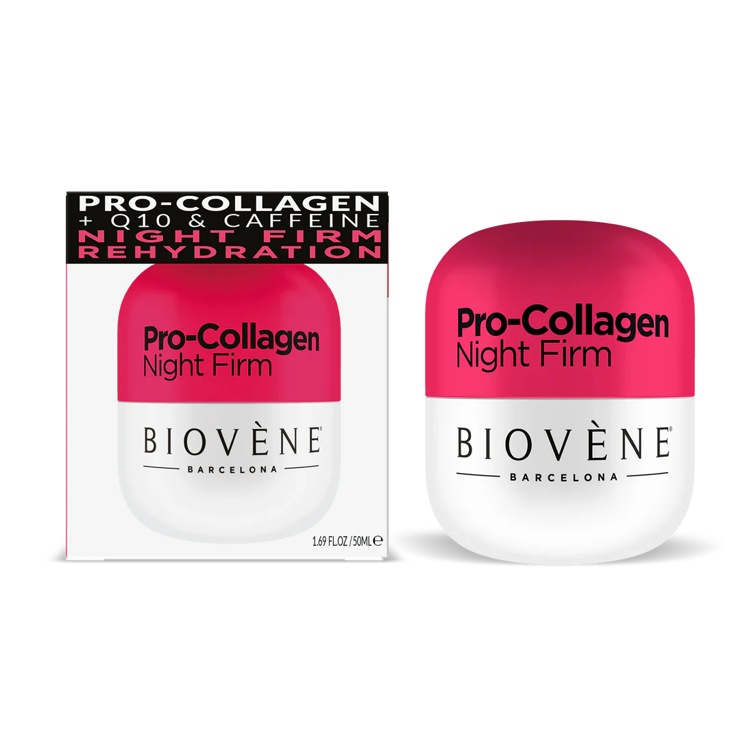Crema de noche pro colágen con colágeno para restauración y suavizado - 50 ml