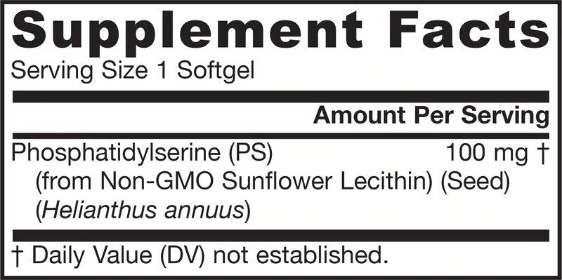 PS 100 / Phosphatidylserinine - 60 Gelkops