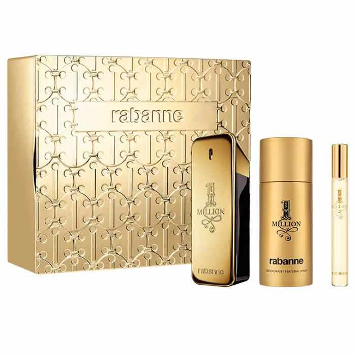 <tc>PACO RABANNE</tc> 1 milion toaletní vody ve spreji 100 ml sada 3 kusů