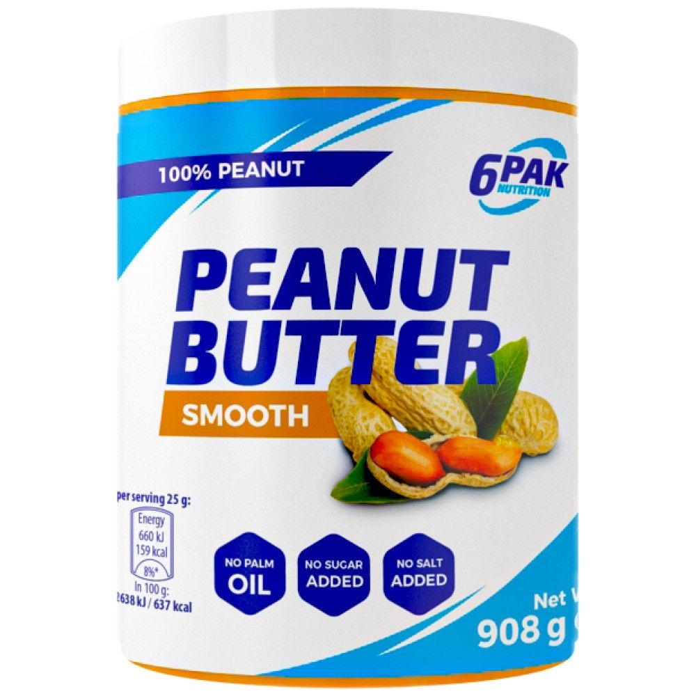 Erdnussbotter Pak glat - 908 Gramm