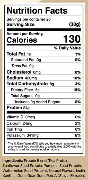 Rostlinné protein | 100% veganský vzorec - 630 gramů