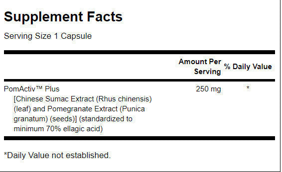 Pometranate Extrakt 250 mg - 60 Kapselen