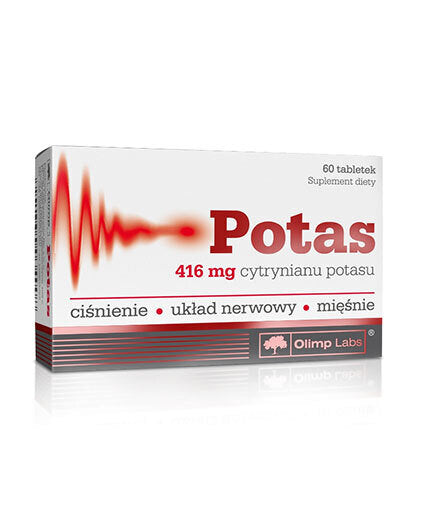 Citrát draselný / potas 416mg. 60 karet. Olympus