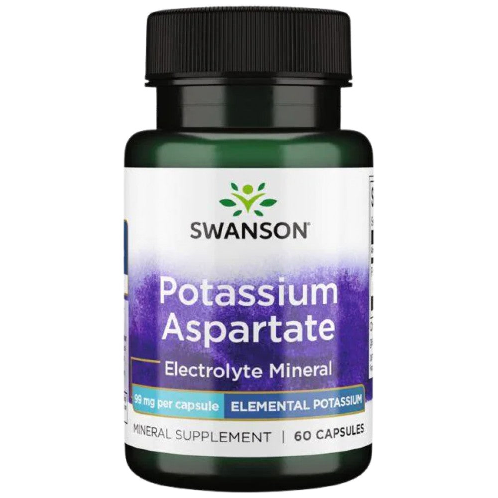Aspartato de potasio 99 mg 60 cápsulas