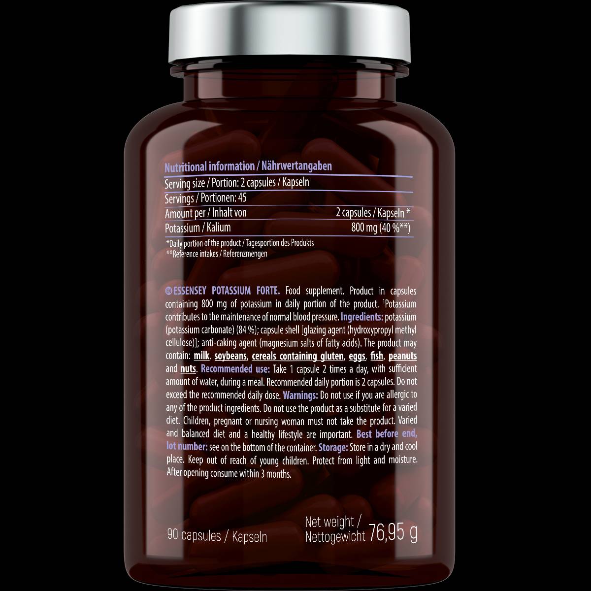 Kalio forte 400 mg - 90 kapsulių