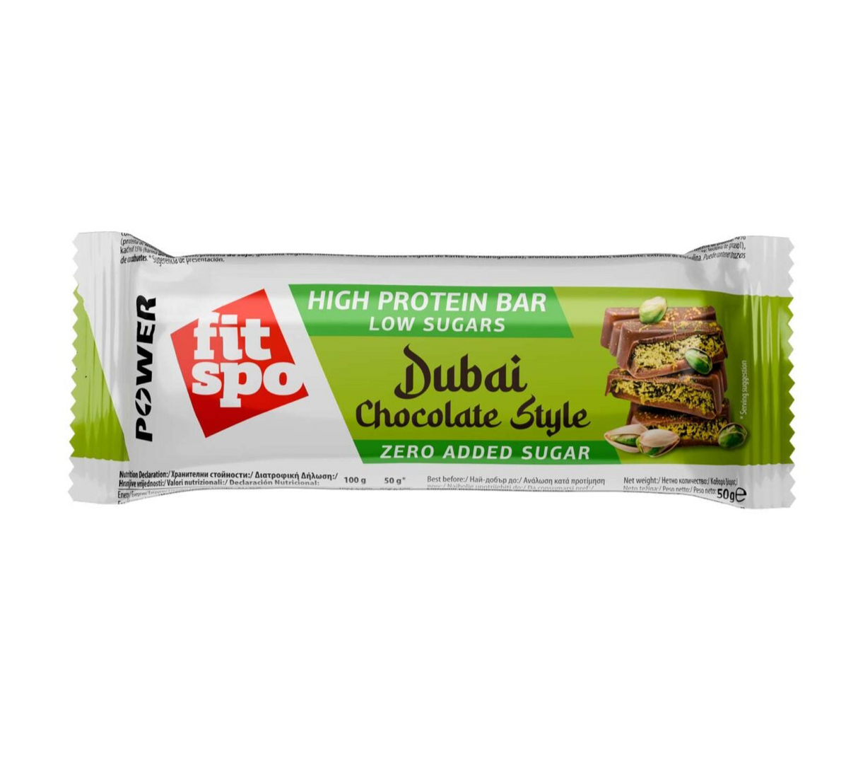 Power Bar Dubai Chocolate – 50 g