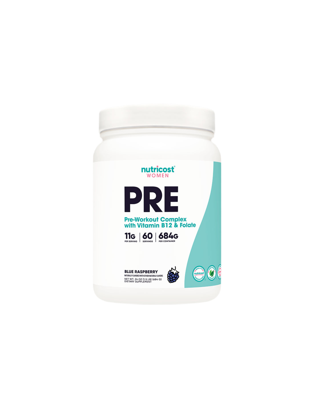 Complex fitness formula for women Pre-Workout, 684 g powder Nutricost