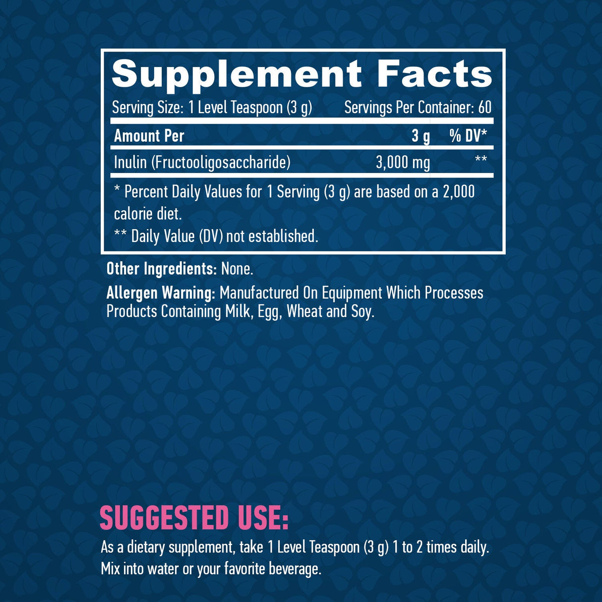 Prebiotic INULIN / 200G