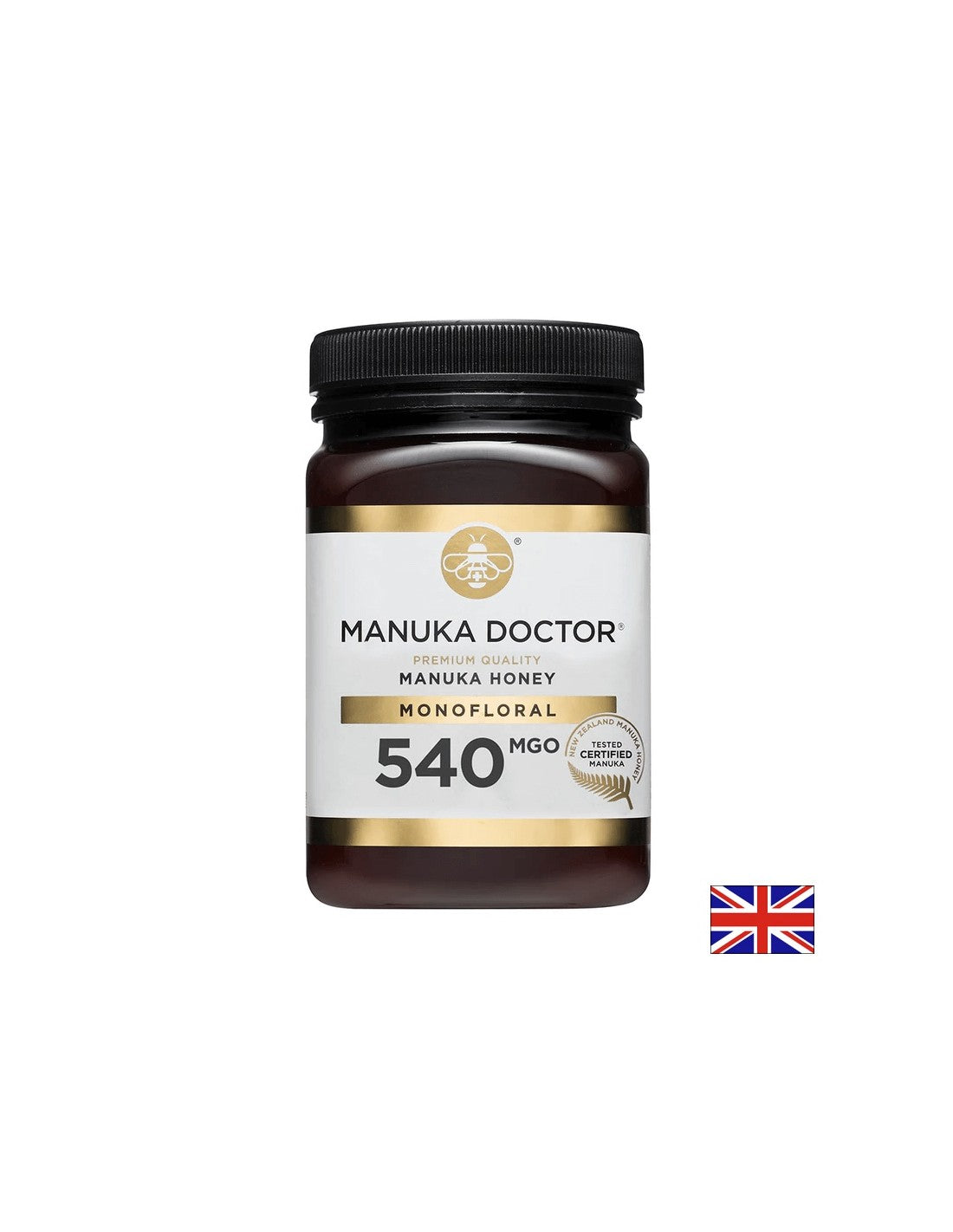 Monofloral de calidad premium 540 MgO - miel de manuka monofloral, 500 g