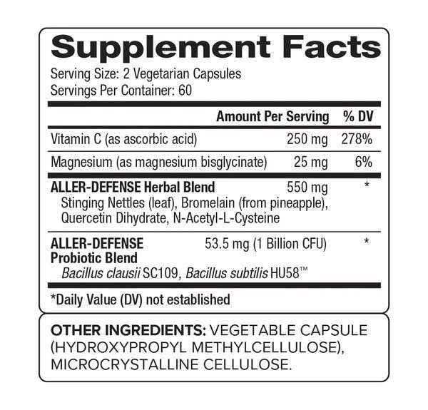 <tc>Probiogen</tc> Aller Defense Probiotic - Probiotica - 120 capsules