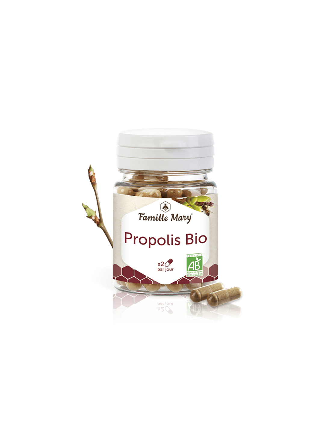 Propolis Bio/ Bio propolis, 50 Famille Mary capsules