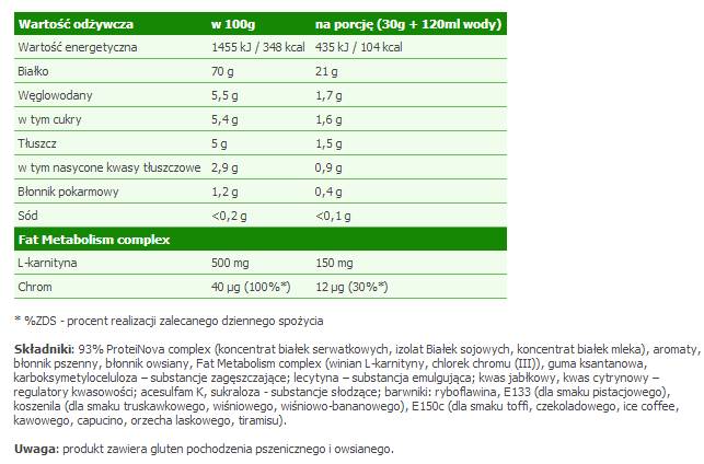 Proteinva 6 x 30 Gramm