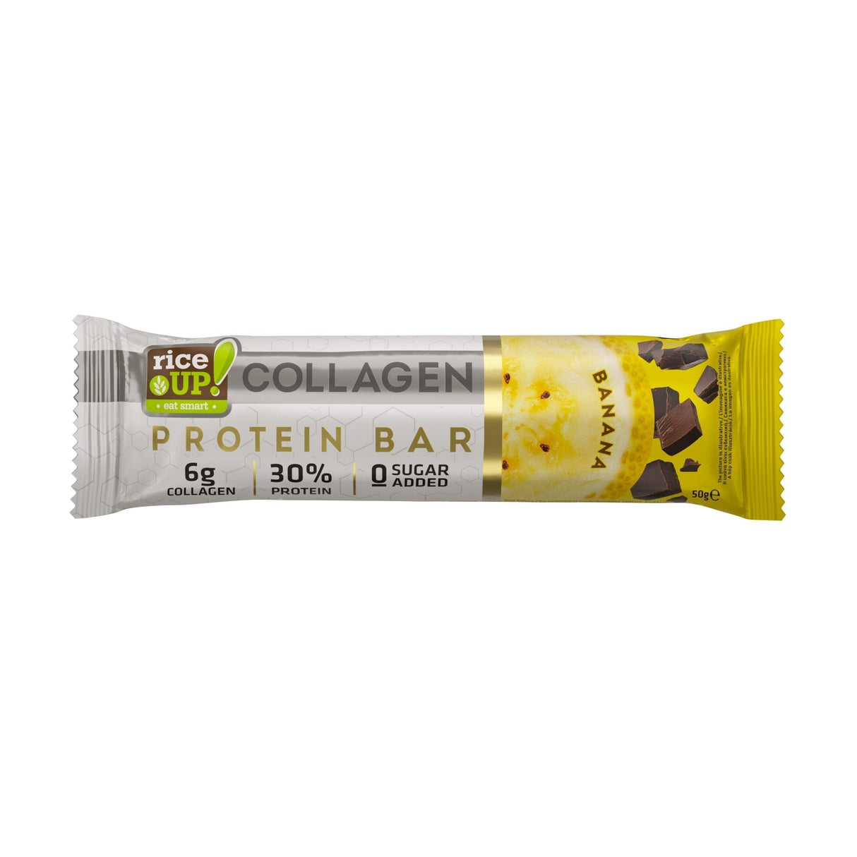Protein Bar with 6g Collagen & No Added Sugar - 50g