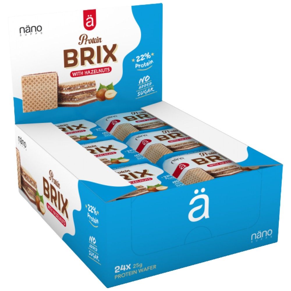 Protein brix mat Hazelnuts - 24 x 25 Gramm