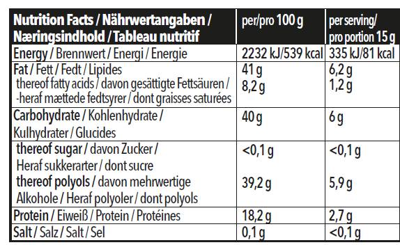 Proteinový krém | Bílá čokoláda - lískový ořech - 400 gramů