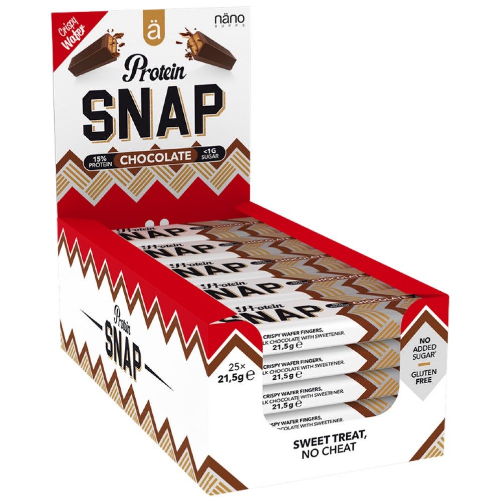Eiwit Snap | Lage suiker knapperige balk - 25 x 21,5 gram