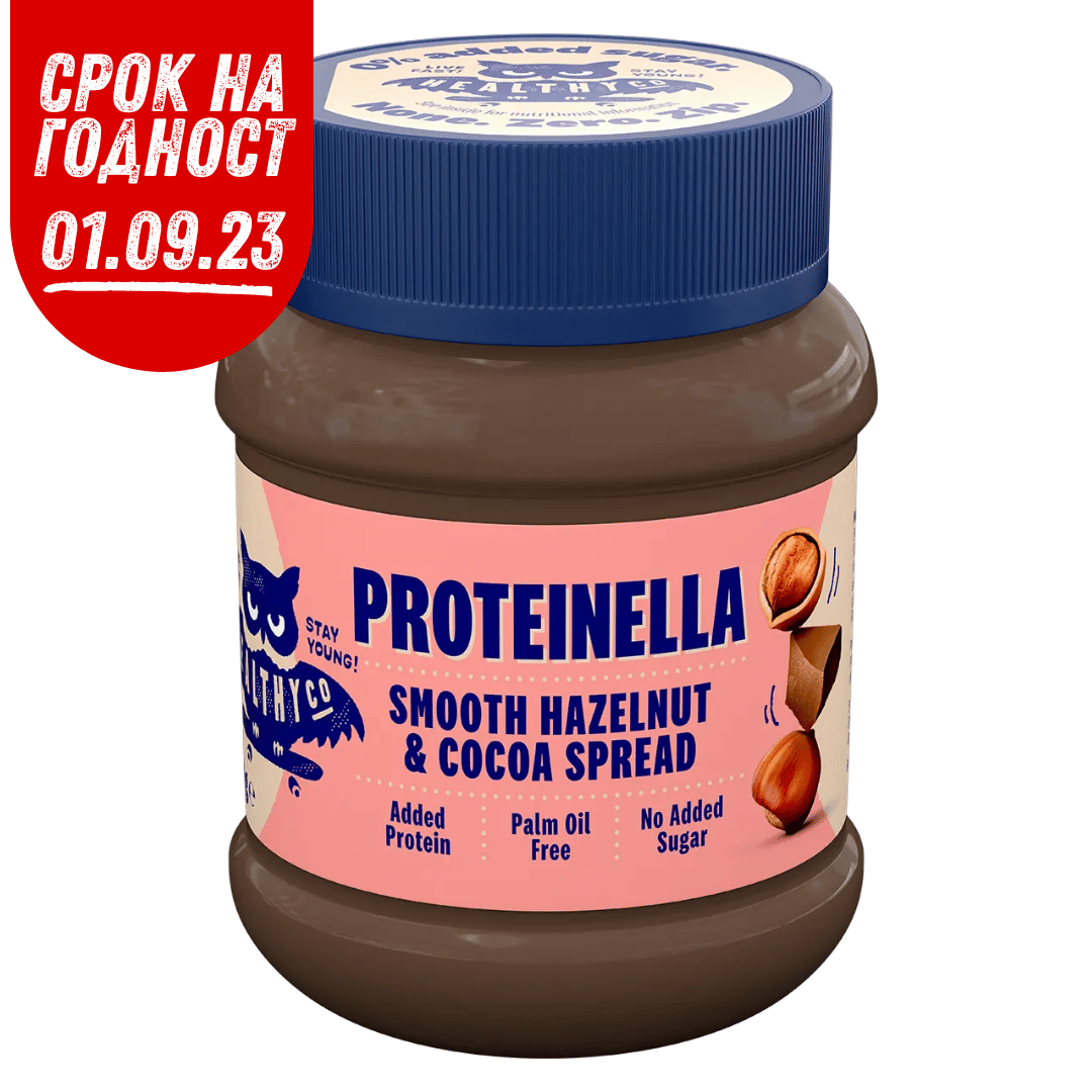 Proteinella Hazelnut and cocoa 400 g - liquid chocolate without added sugar and without palm oil