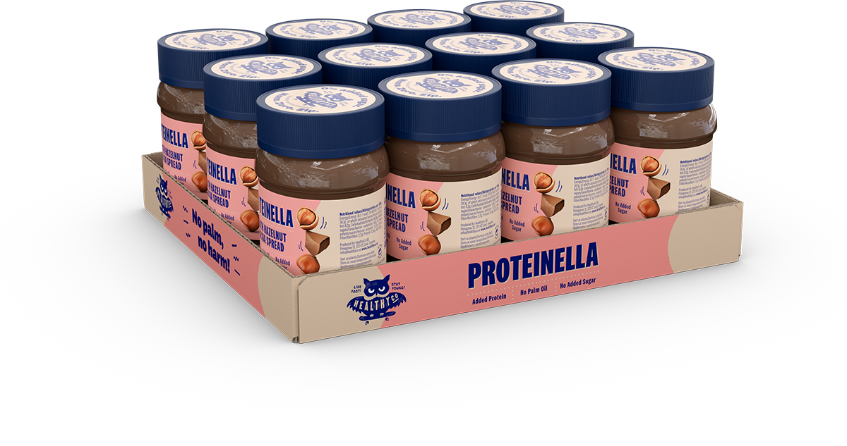 Proteinella Hazelnut and cocoa 400 g - liquid chocolate without added sugar and without palm oil