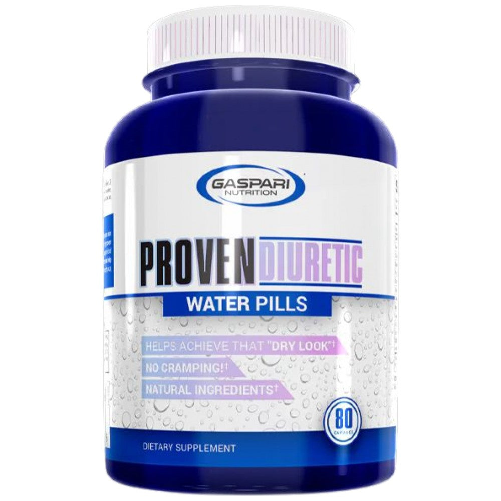 Proven Diuretic | Natural Ingredients Water Pills - 80 capsules