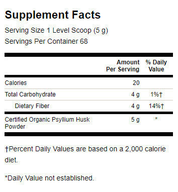Husk de psyllium - 340 gramos