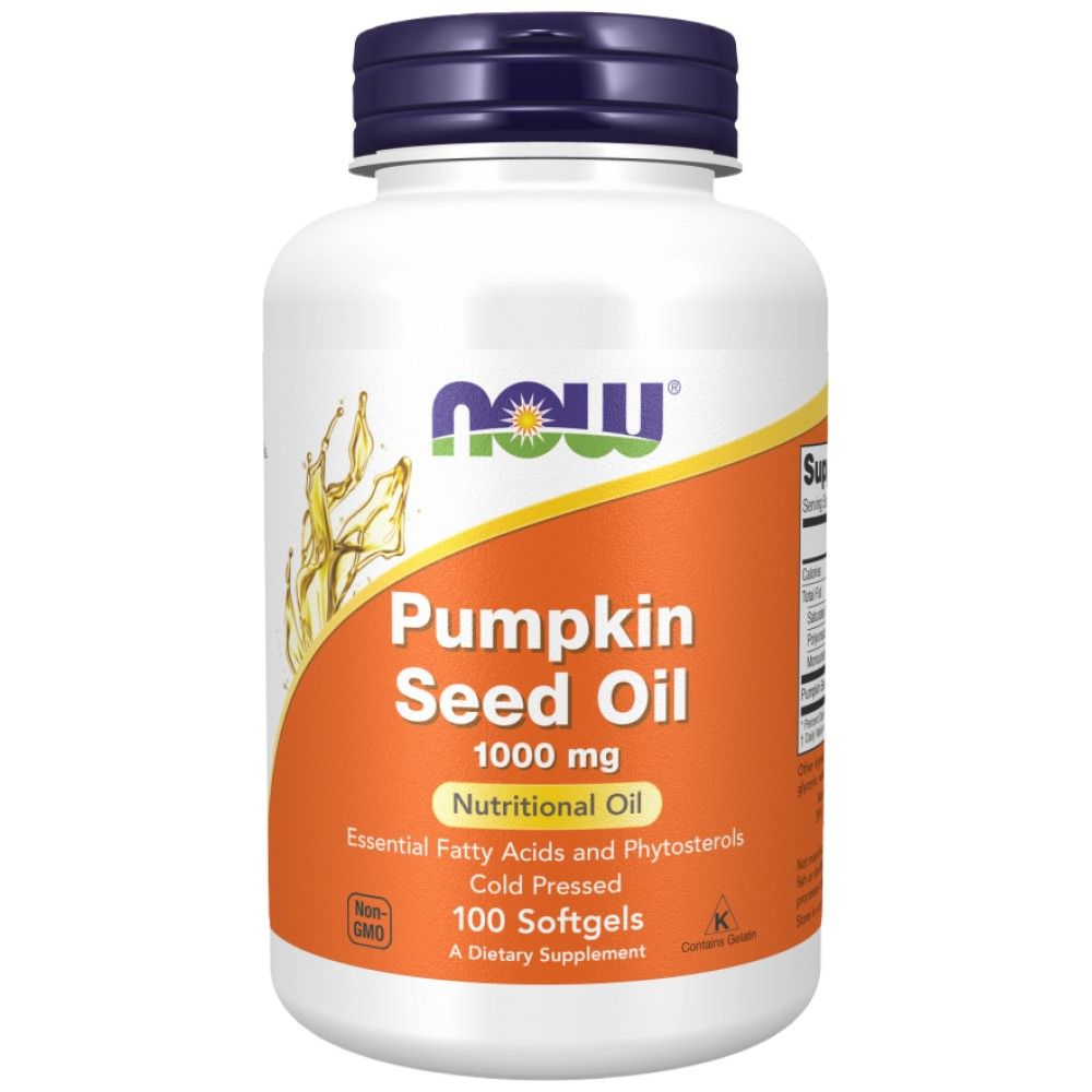 Aceite de semilla de calabaza 1000 mg - 100 cápsulas de gel