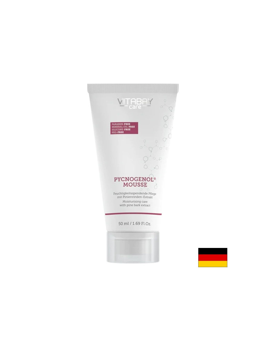 Moisturizing mousse for hands and body, with Pycnogenol pine bark extract, 50 ml