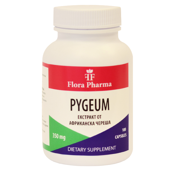 Pygeum 1400 mg/100 cápsulas, 25 dosis/flora farma