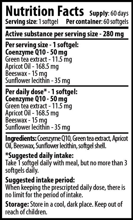 Pure Gold Q10 - 60 capsules